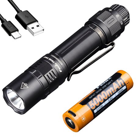 FENIX 3000 Lumen Rechargeable Tactical Flashlight PD36 TAC